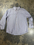 Jos A Bank Rainbow Striped Button Up