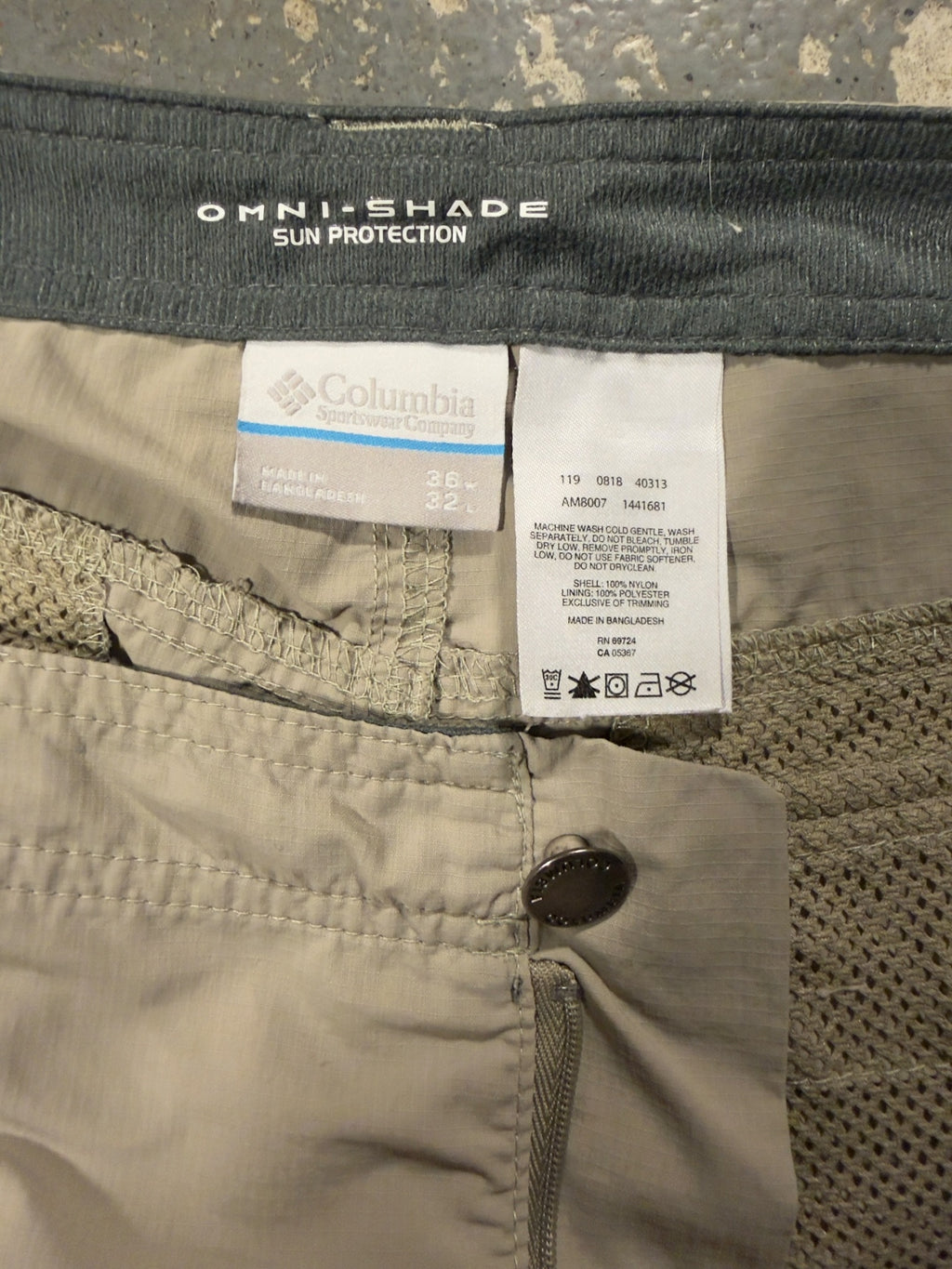 Columbia Omnishade Pants