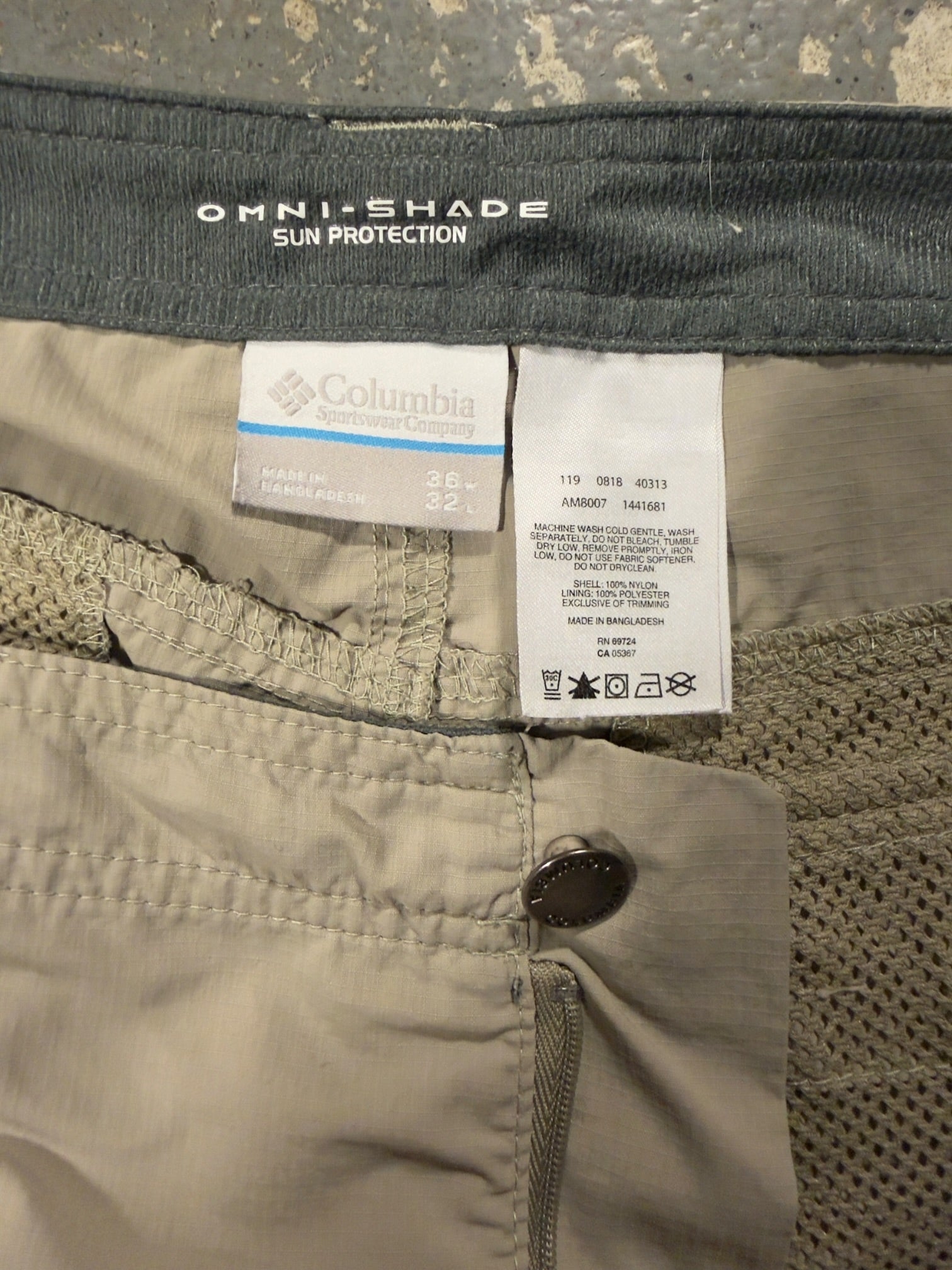Columbia Omnishade Pants