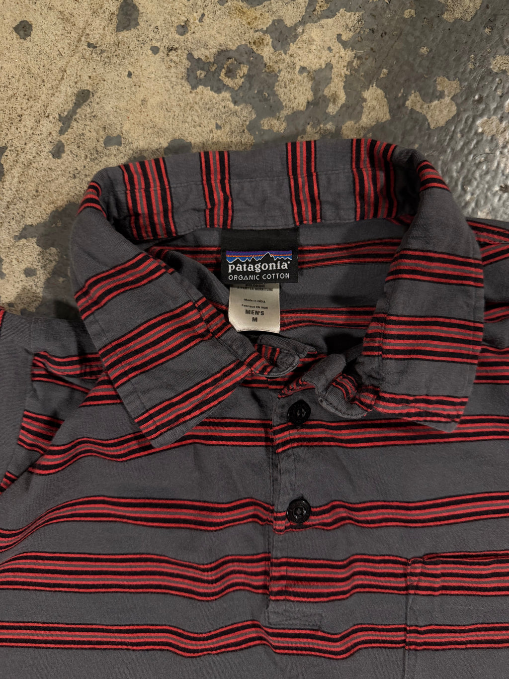 Patagonia Striped Organic Cotton Polo — product image 3