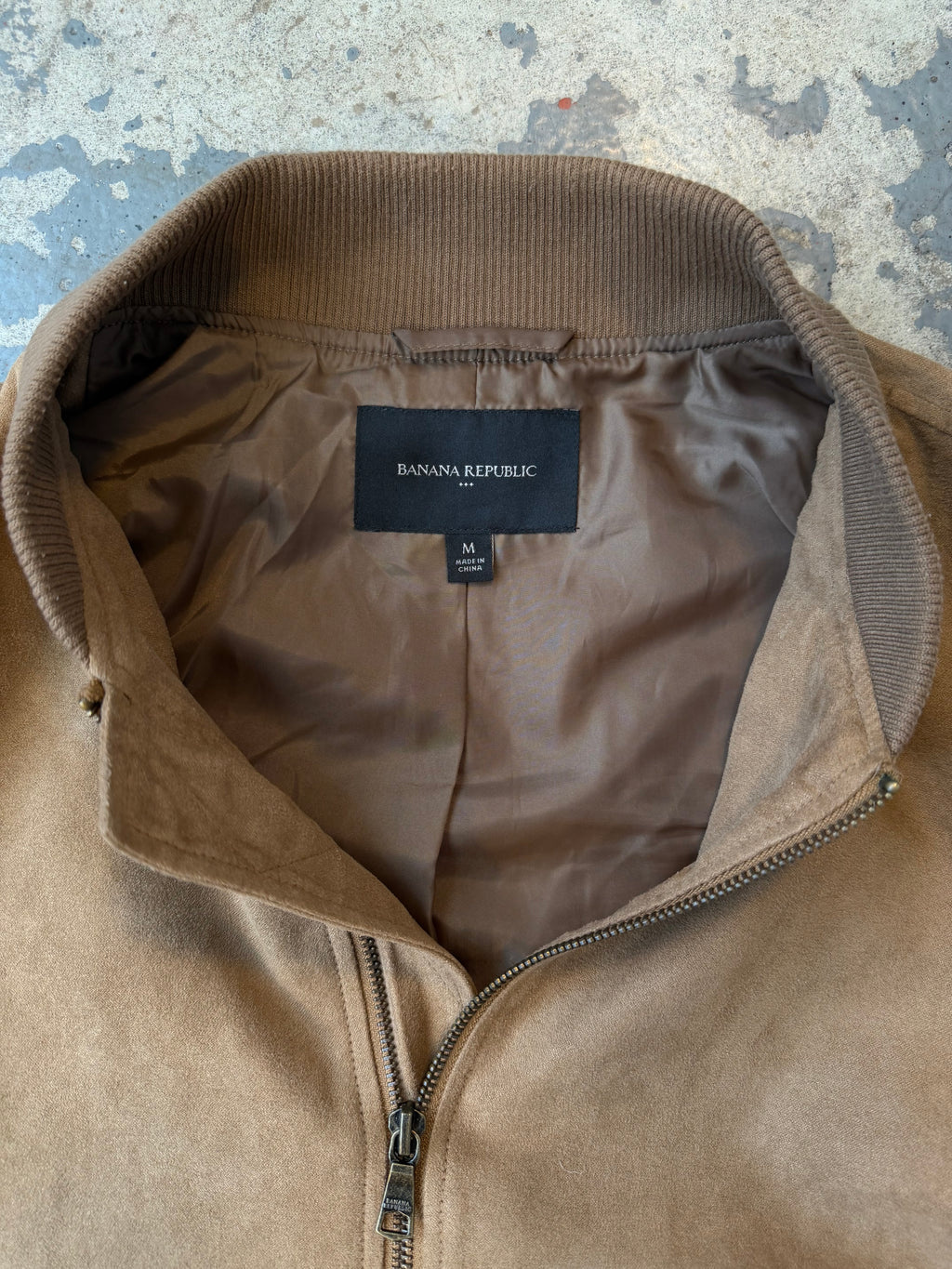 Banana Republic Suede Bomber