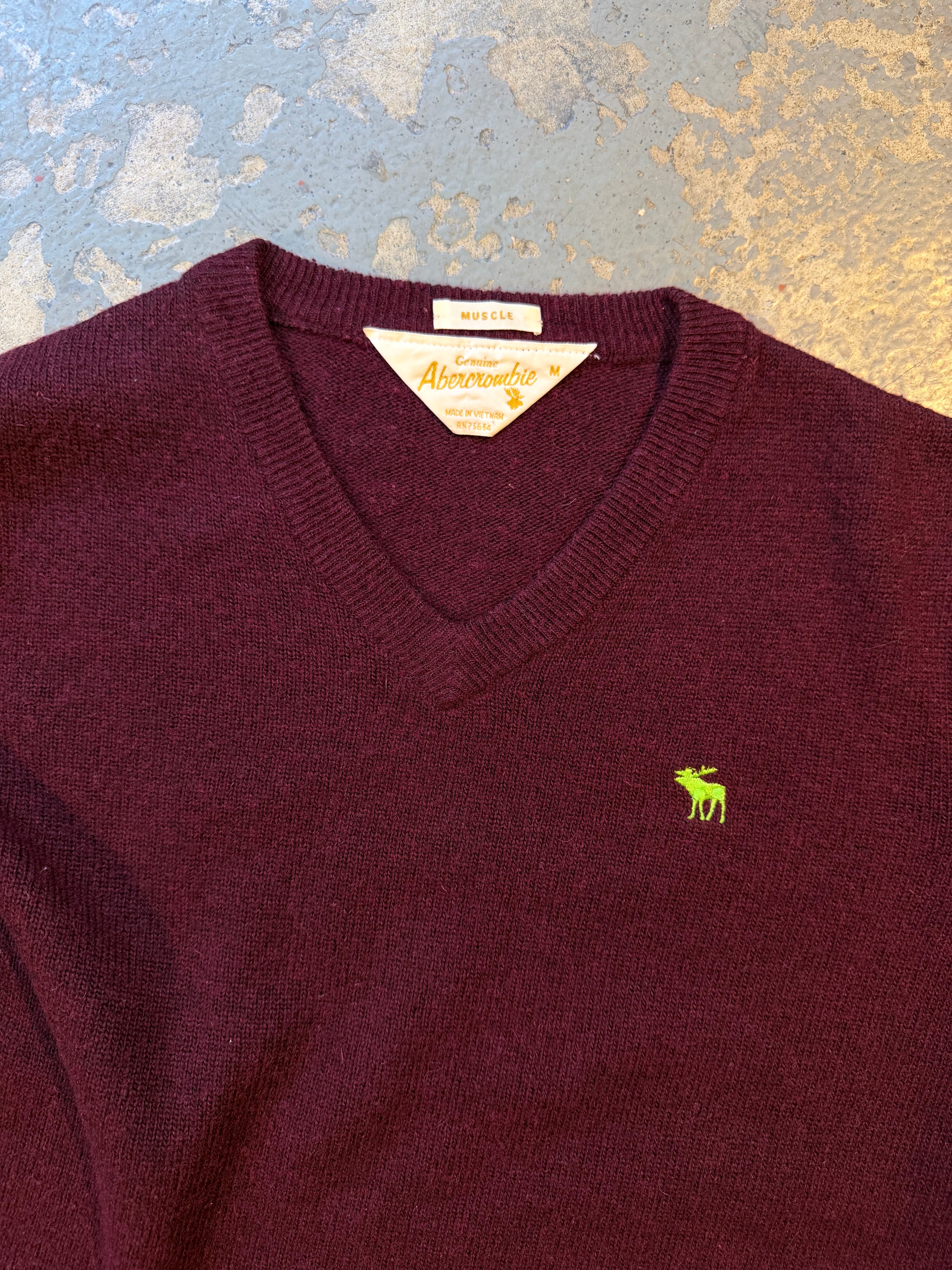 Vintage Abercrombie V-neck sweater