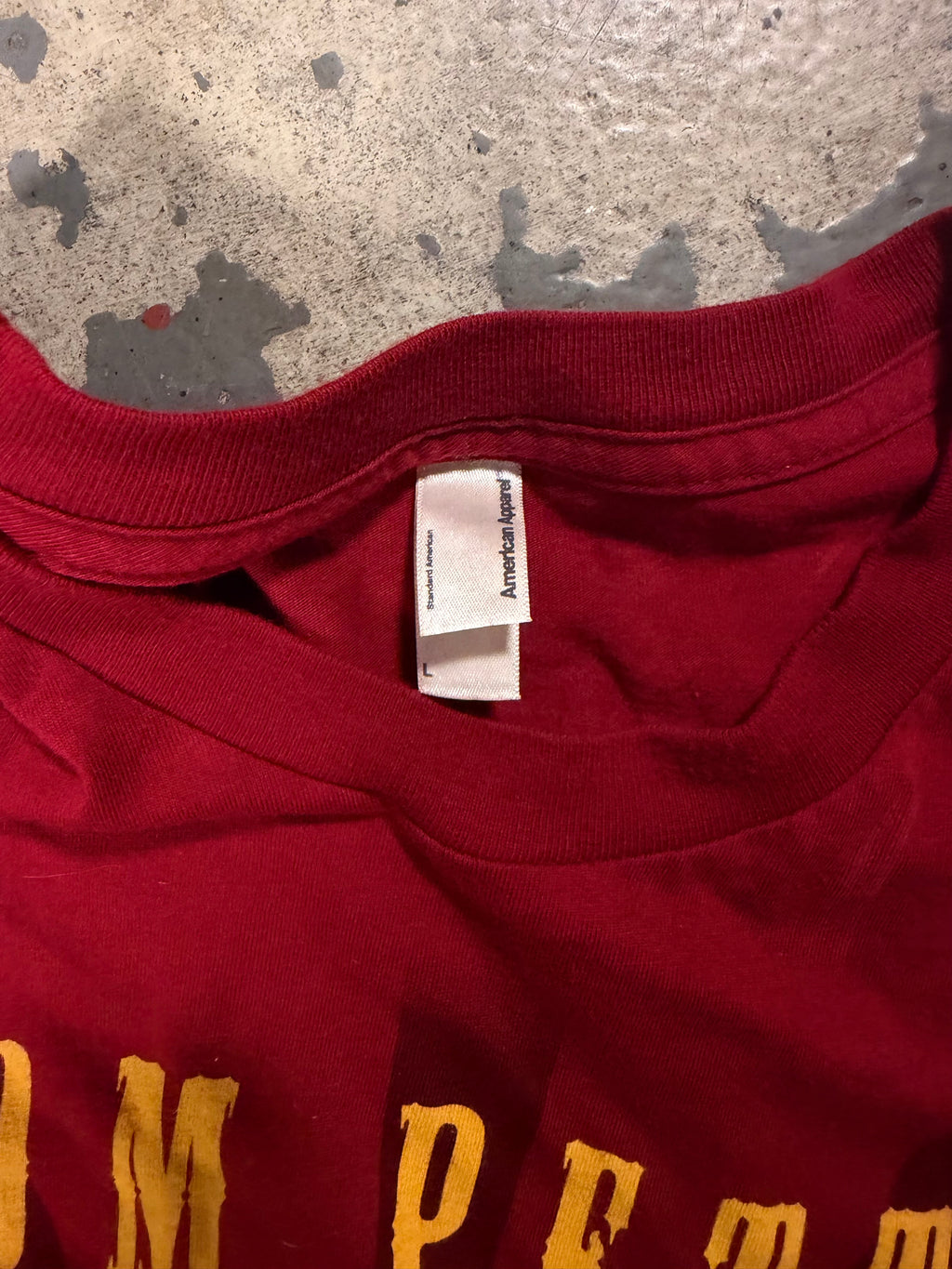 American Apparel Tom Petty Band shirt