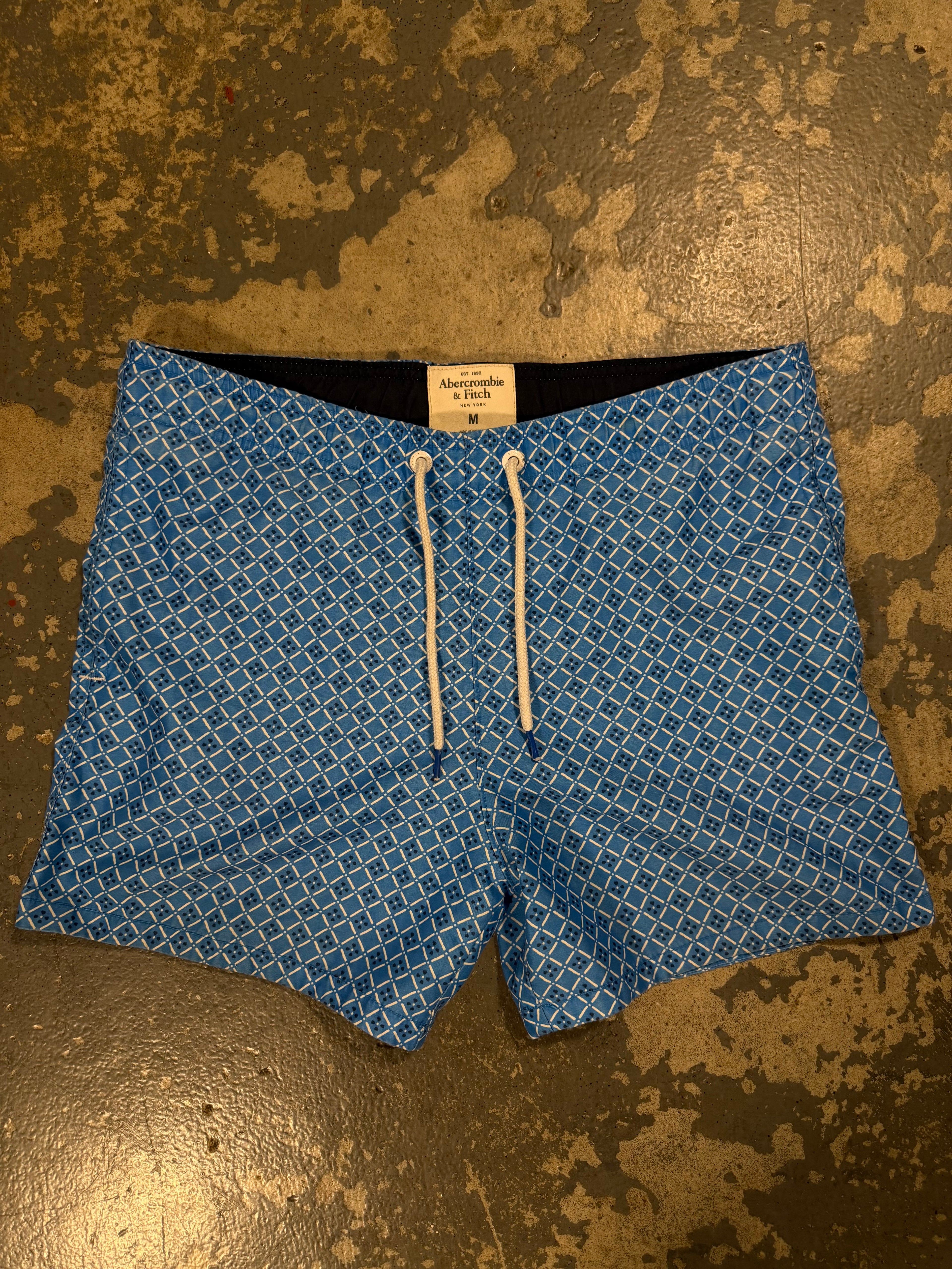 Blue Pattern Abercrombie bathing suit