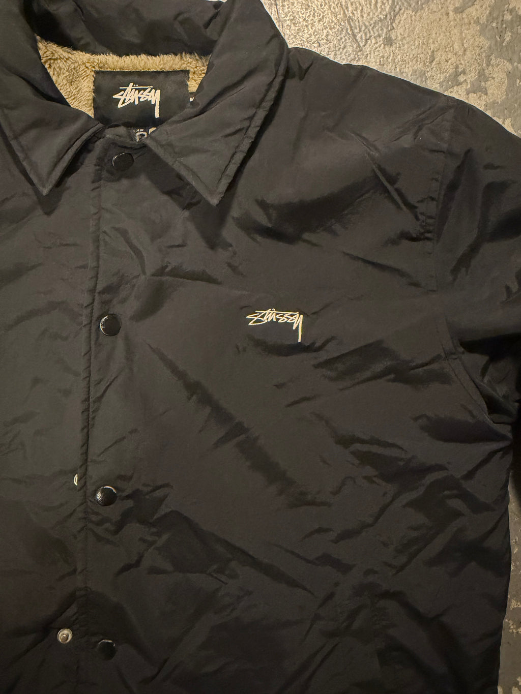 Stüssy Faux Fur Lined Jacket