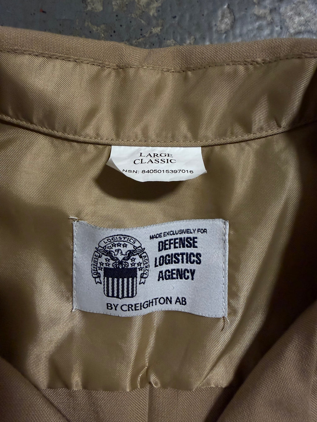 beige Campshirt Defenses Logistic Agency Campshirt product photo