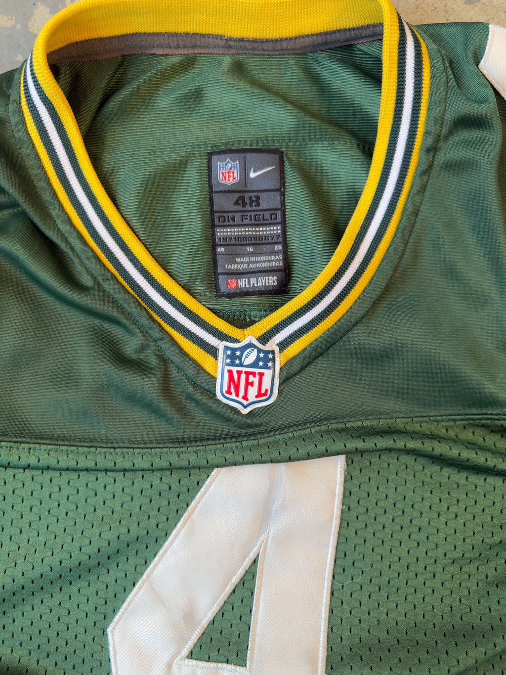 Brett Farve Packers Jersey