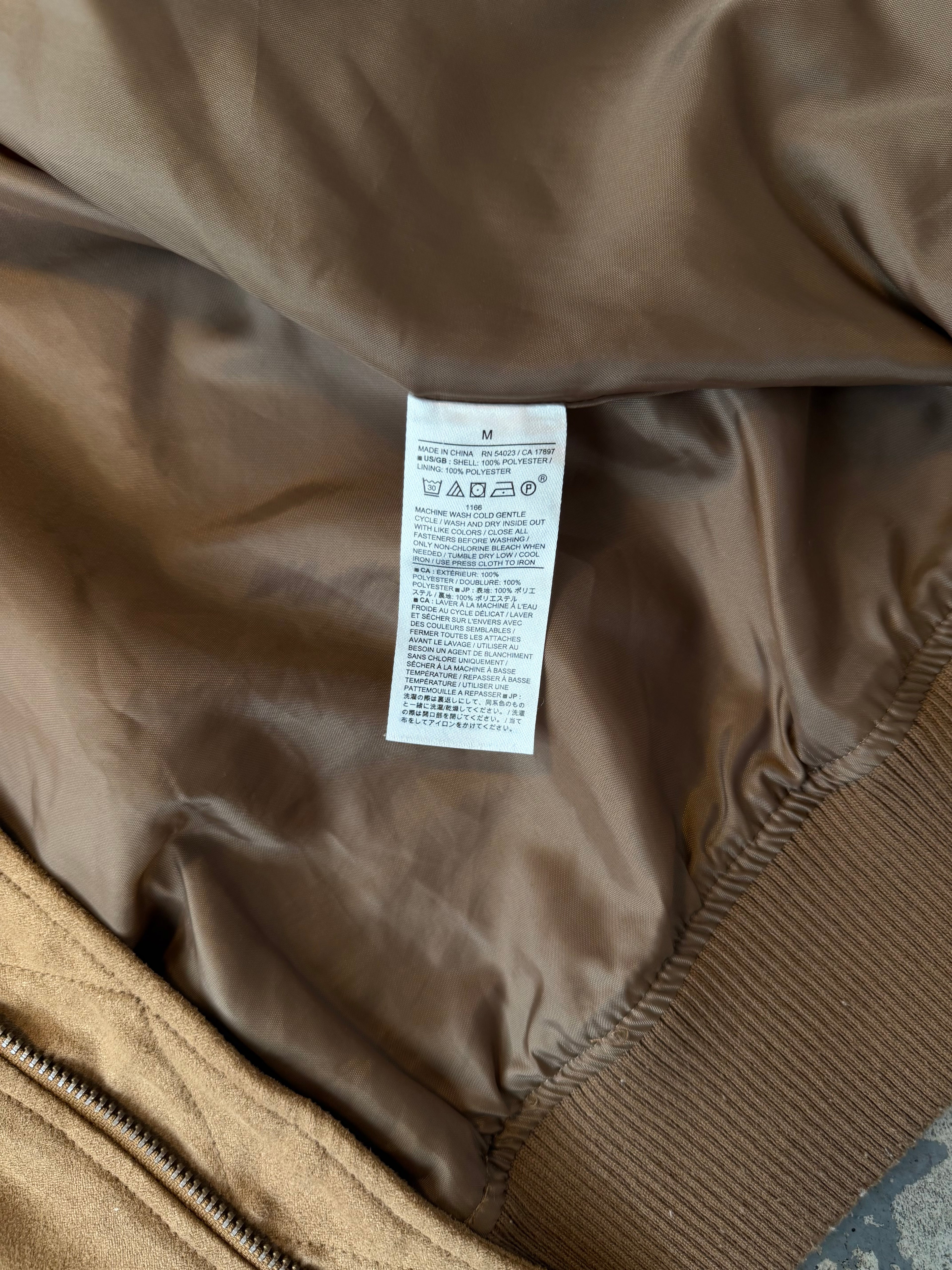 Banana Republic Suede Bomber