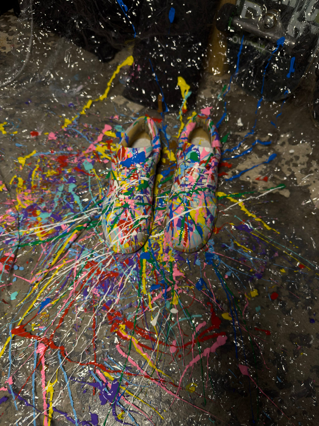 Splattered Shoe Commission