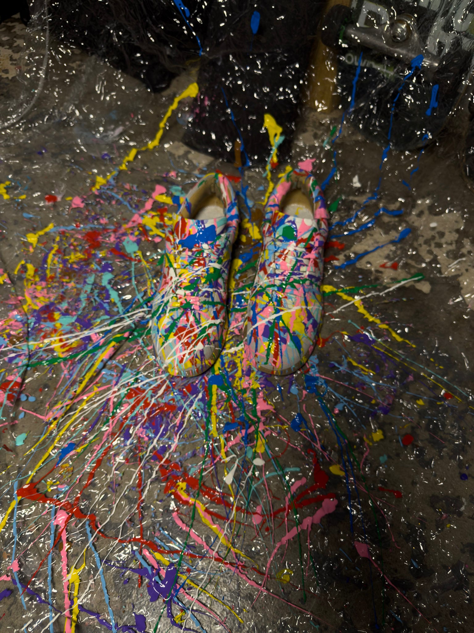 Splattered Shoe Commission