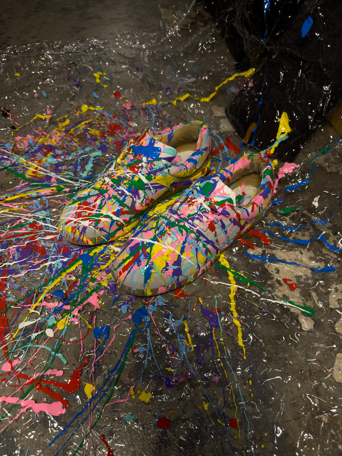 Splattered Shoe Commission