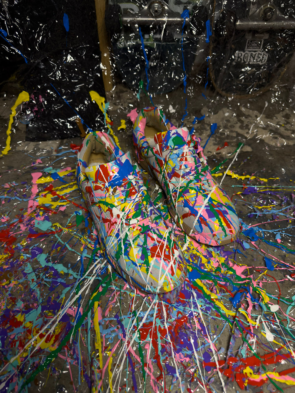 Splattered Shoe Commission